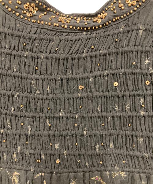 ALL SAINTS（オールセインツ）ALL SAINTS (オールセインツ) ビジューブラウス ブラック サイズ:SIZE 34の古着・服飾アイテム