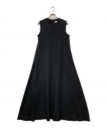 CLANE（クラネ）の古着「FLARE NO SLEEVE ONE PIECE」｜ブラック