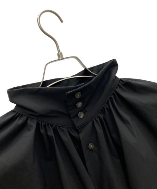 HAVERSACK（ハバーサック）HAVERSACK (ハバーサック) タイプライターギャザーワンピース ブラック サイズ:1の古着・服飾アイテム