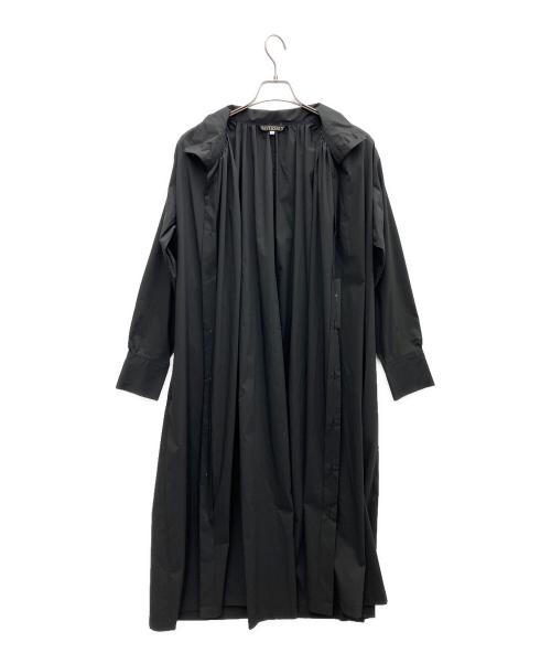 HAVERSACK（ハバーサック）HAVERSACK (ハバーサック) タイプライターギャザーワンピース ブラック サイズ:1の古着・服飾アイテム