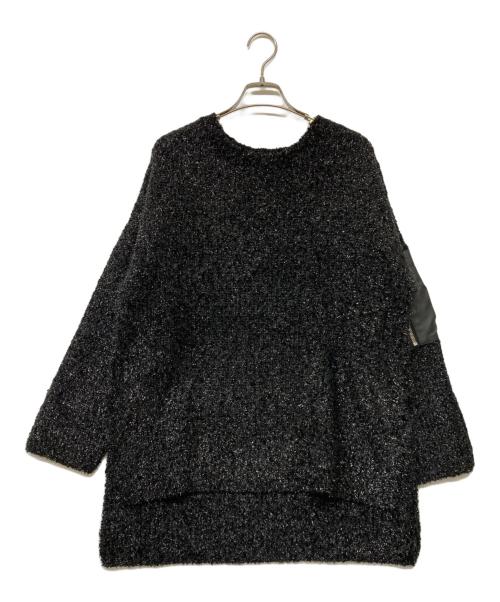 theodoric（テオドリック）theodoric (テオドリック) Lame Yarn Leather Pocket PO ブラック サイズ:Freeの古着・服飾アイテム