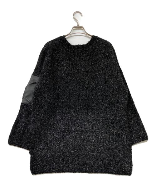 theodoric（テオドリック）theodoric (テオドリック) Lame Yarn Leather Pocket PO ブラック サイズ:Freeの古着・服飾アイテム