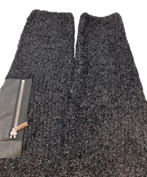 theodoric（テオドリック）theodoric (テオドリック) Lame Yarn Leather Pocket PO ブラック サイズ:Freeの古着・服飾アイテム