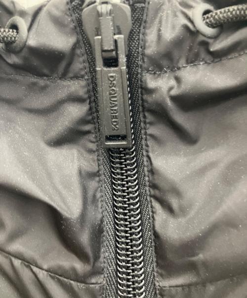 DSQUARED2（ディースクエアード）DSQUARED2 (ディースクエアード) ICON SPRAY マウンテンパーカー ブラック サイズ:Lの古着・服飾アイテム