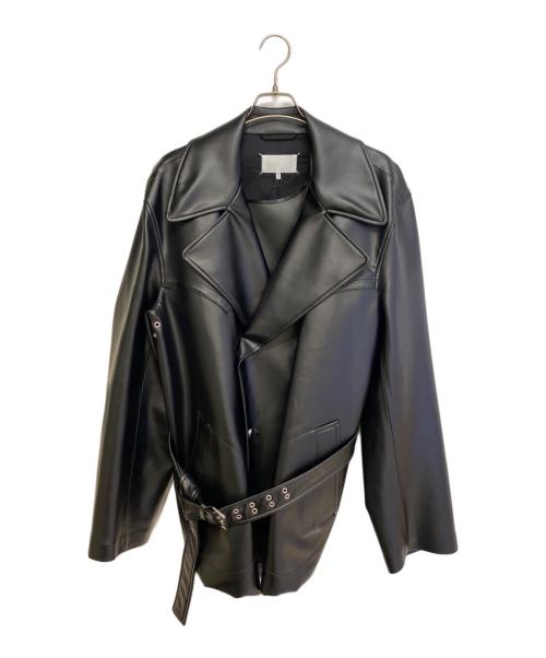 Maison Margiela（メゾンマルジェラ）Maison Margiela (メゾンマルジェラ) Biker Jacket(バイカージャケット) ブラック サイズ:44の古着・服飾アイテム