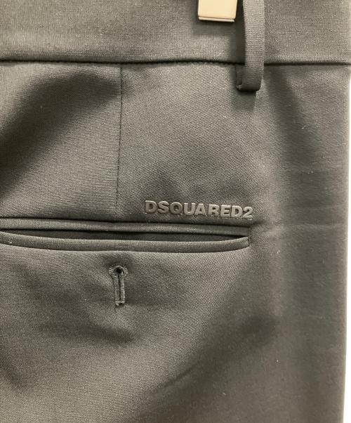 DSQUARED2（ディースクエアード）DSQUARED2 (ディースクエアード) フレアスラックス ブラック サイズ:50の古着・服飾アイテム