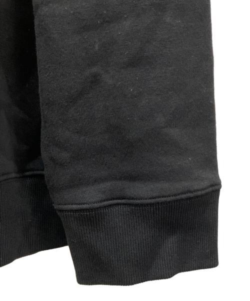 MM6 Maison Margiela（エムエムシックスメゾンマルジェラ）MM6 Maison Margiela (エムエムシックスメゾンマルジェラ) ロゴ刺繍フーディ ブラック サイズ:Mの古着・服飾アイテム