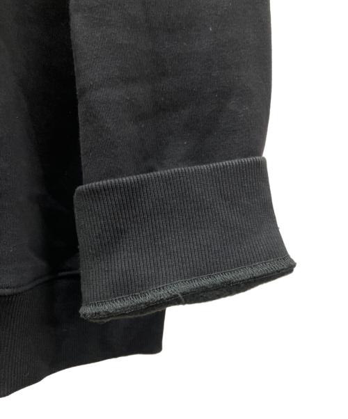 MM6 Maison Margiela（エムエムシックスメゾンマルジェラ）MM6 Maison Margiela (エムエムシックスメゾンマルジェラ) ロゴ刺繍フーディ ブラック サイズ:Mの古着・服飾アイテム