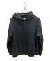 MM6 Maison Margiela（エムエムシックスメゾンマルジェラ）の古着「ロゴ刺繍フーディ」｜ブラック