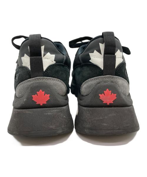 DSQUARED2（ディースクエアード）DSQUARED2 (ディースクエアード) スニーカー ブラック サイズ:42の古着・服飾アイテム