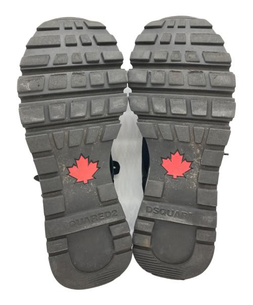 DSQUARED2（ディースクエアード）DSQUARED2 (ディースクエアード) スニーカー ブラック サイズ:42の古着・服飾アイテム