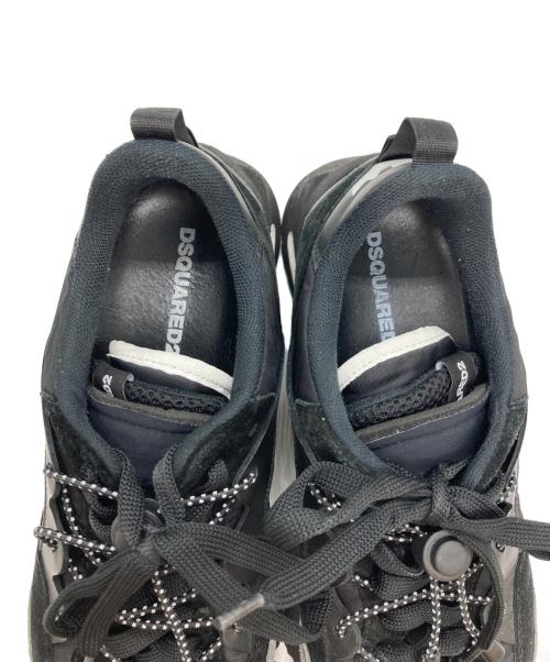 DSQUARED2（ディースクエアード）DSQUARED2 (ディースクエアード) スニーカー ブラック サイズ:42の古着・服飾アイテム