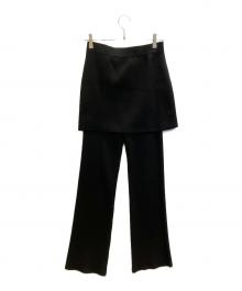 EVERYDAY I LIKE.（エヴリデイ アイ ライク）の古着「Rib SkirtPants」｜ブラック