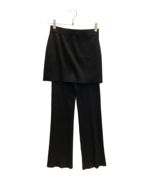 EVERYDAY I LIKE.（エヴリデイ アイ ライク）EVERYDAY I LIKE. (エヴリデイ アイ ライク) Rib SkirtPants ブラック サイズ:36の古着・服飾アイテム