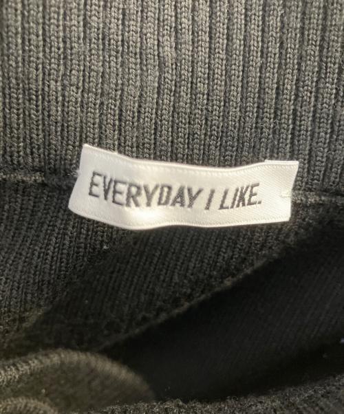 EVERYDAY I LIKE.（エヴリデイ アイ ライク）EVERYDAY I LIKE. (エヴリデイ アイ ライク) Rib SkirtPants ブラック サイズ:36の古着・服飾アイテム