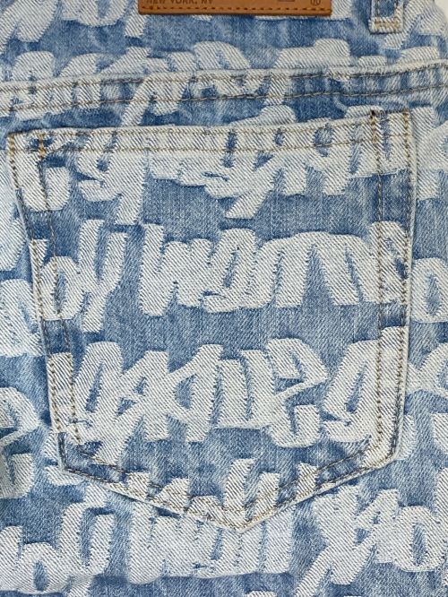 SUPREME（シュプリーム）SUPREME (シュプリーム) Fat Tip Jacquard Regular Jean ブルー サイズ:W30の古着・服飾アイテム