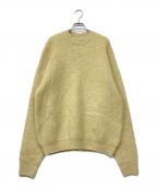 TODAYFULトゥデイフル）の古着「23AW Brashed Crewneck Knit」｜ベージュ