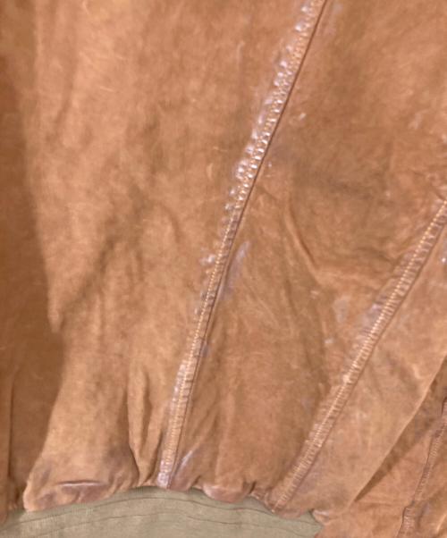 SCOTCH & SODA（スコッチアンドソーダ）SCOTCH & SODA (スコッチアンドソーダ) レザージャケット ブラウン サイズ:XXLの古着・服飾アイテム