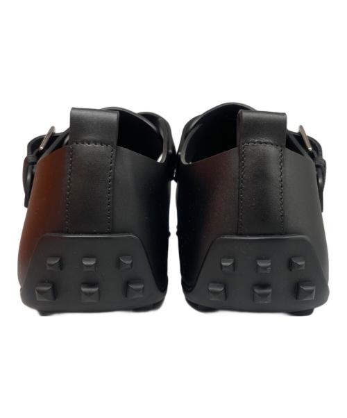 HERMES（エルメス）HERMES (エルメス) インセット グルカサンダル ブラック サイズ:42の古着・服飾アイテム