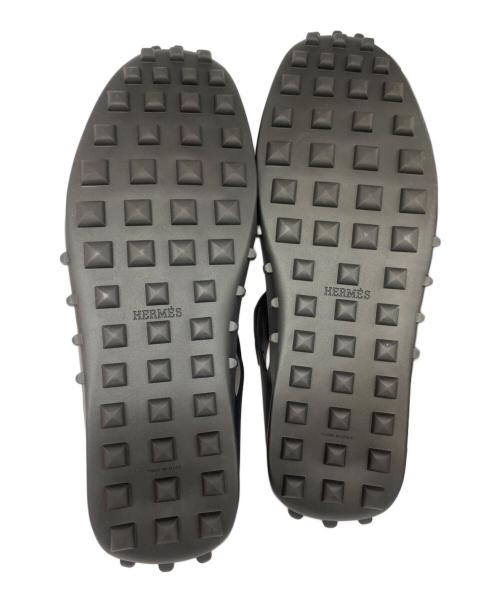 HERMES（エルメス）HERMES (エルメス) インセット グルカサンダル ブラック サイズ:42の古着・服飾アイテム