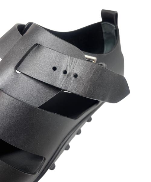 HERMES（エルメス）HERMES (エルメス) インセット グルカサンダル ブラック サイズ:42の古着・服飾アイテム