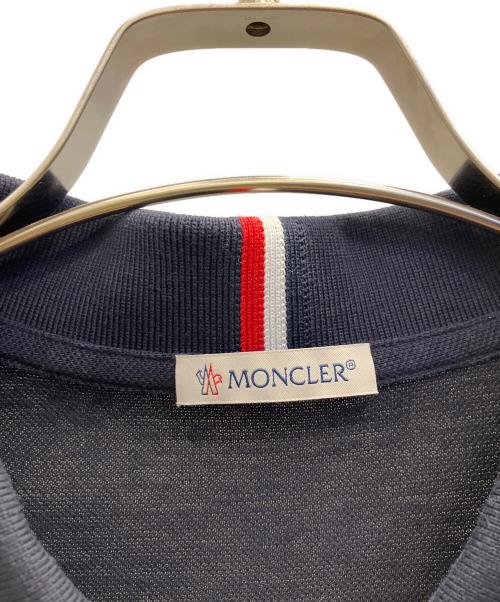 MONCLER（モンクレール）MONCLER (モンクレール) ポロシャツ ネイビー サイズ:Мの古着・服飾アイテム