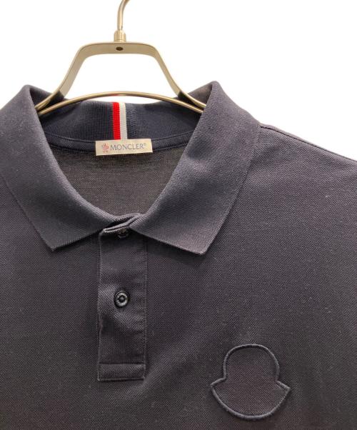 MONCLER（モンクレール）MONCLER (モンクレール) ポロシャツ ネイビー サイズ:Мの古着・服飾アイテム