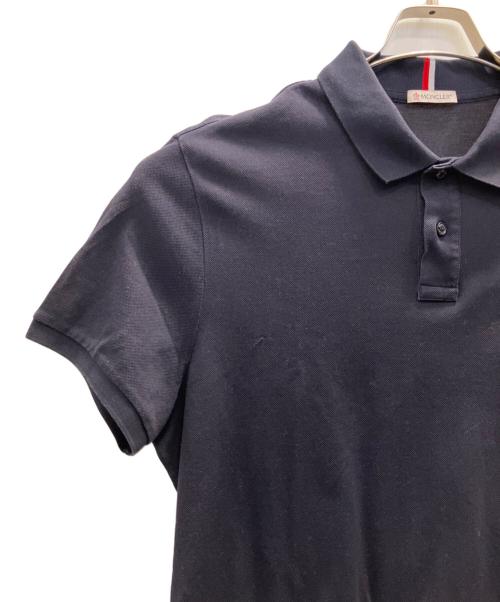 MONCLER（モンクレール）MONCLER (モンクレール) ポロシャツ ネイビー サイズ:Мの古着・服飾アイテム