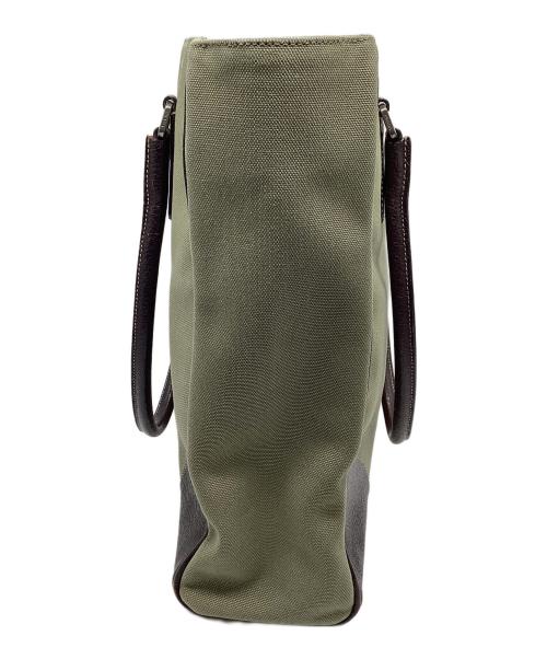 PRADA（プラダ）PRADA (プラダ) キャンバストートバッグ カーキの古着・服飾アイテム