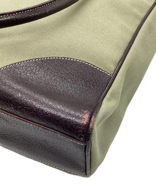 PRADA（プラダ）PRADA (プラダ) キャンバストートバッグ カーキの古着・服飾アイテム