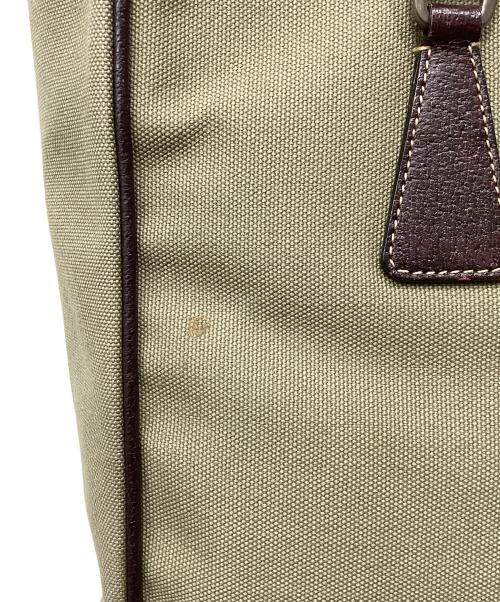 PRADA（プラダ）PRADA (プラダ) キャンバストートバッグ カーキの古着・服飾アイテム