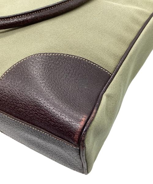 PRADA（プラダ）PRADA (プラダ) キャンバストートバッグ カーキの古着・服飾アイテム