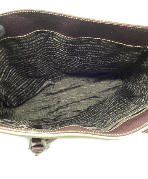 PRADA（プラダ）PRADA (プラダ) キャンバストートバッグ カーキの古着・服飾アイテム