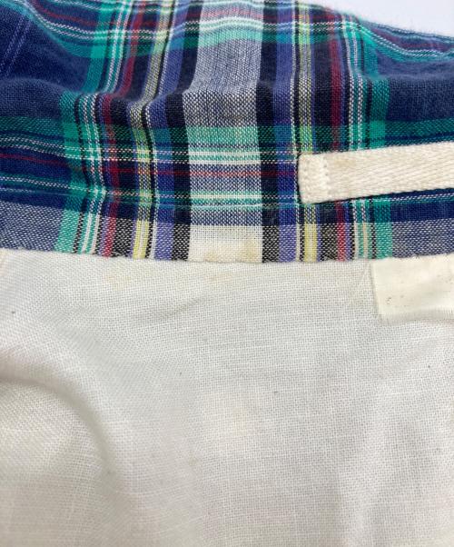 COMME des GARCONS HOMME PLUS（コムデギャルソンオムプリュス）COMME des GARCONS HOMME PLUS (コムデギャルソンオムプリュス) チェックテーラードジャケット ネイビー サイズ:Sの古着・服飾アイテム