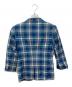 COMME des GARCONS HOMME PLUS (コムデギャルソンオムプリュス) チェックテーラードジャケット ネイビー サイズ:S：6000円