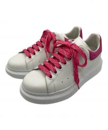 ALEXANDER McQUEEN（アレキサンダーマックイーン）の古着「オーバーサイズドスニーカー」｜ホワイト×ピンク