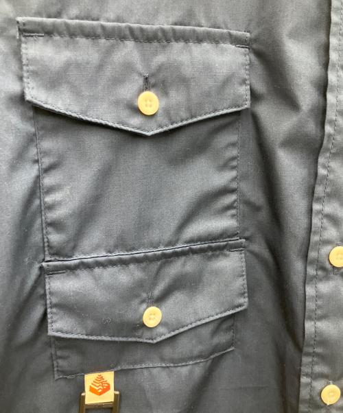 MOUNTAIN RESEARCH（マウンテンリサーチ）MOUNTAIN RESEARCH (マウンテンリサーチ) Fishermans Shirt S/S ネイビー サイズ:Lの古着・服飾アイテム