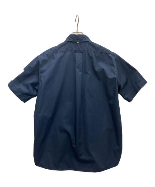 MOUNTAIN RESEARCH（マウンテンリサーチ）MOUNTAIN RESEARCH (マウンテンリサーチ) Fishermans Shirt S/S ネイビー サイズ:Lの古着・服飾アイテム