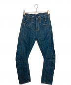 LEVI'S REDリーバイス レッド）の古着「ダイヤモンドレッグ ほつれ加工デニムパンツ」｜インディゴ