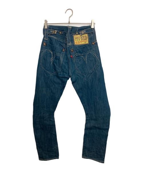 LEVI'S RED（リーバイス レッド）LEVI'S RED (リーバイス レッド) ダイヤモンドレッグ ほつれ加工デニムパンツ インディゴ サイズ:XSの古着・服飾アイテム