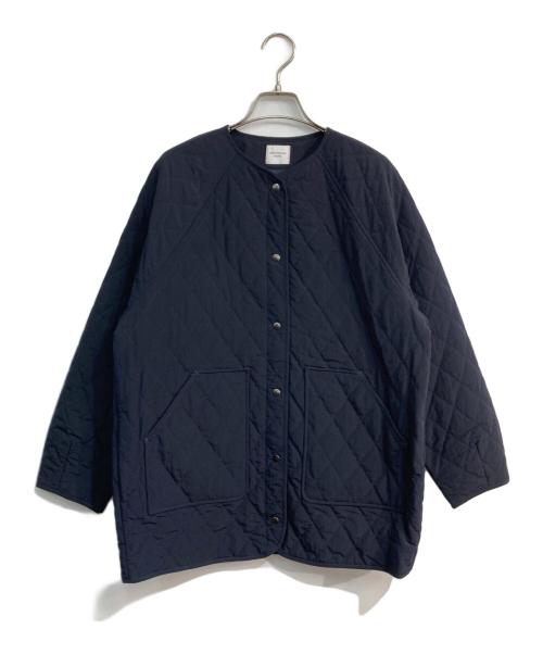 URBAN RESEARCH DOORS（アーバンリサーチドアーズ）URBAN RESEARCH DOORS (アーバンリサーチドアーズ) カポックキルトミドルジャケット ネイビー サイズ:Mの古着・服飾アイテム