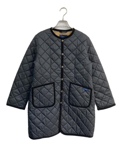 LAVENHAM（ラベンハム）LAVENHAM (ラベンハム) CONTRAST CORNARD COAT グレー サイズ:8の古着・服飾アイテム
