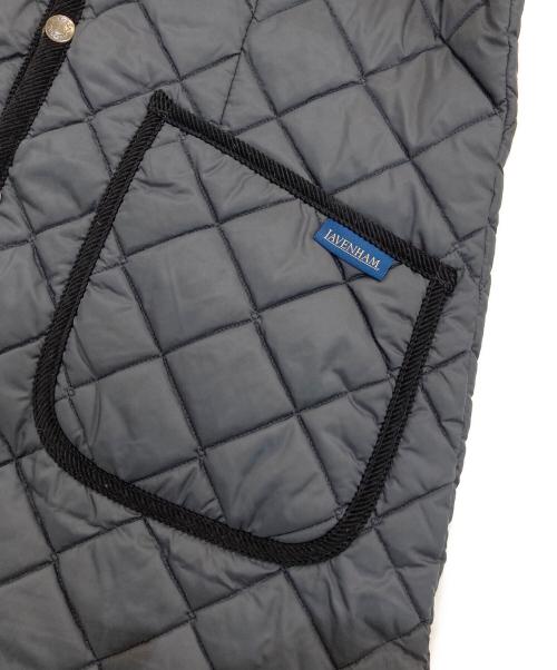 LAVENHAM（ラベンハム）LAVENHAM (ラベンハム) CONTRAST CORNARD COAT グレー サイズ:8の古着・服飾アイテム