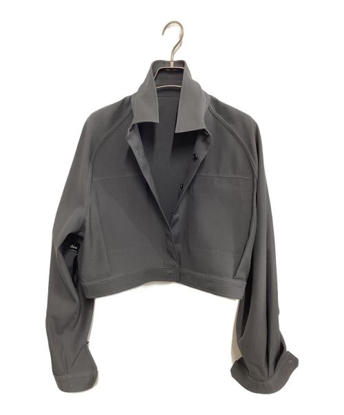 THE RERACS（ザ リラクス）THE RERACS (ザ リラクス) CPO スーパーショートブラウス グレー サイズ:36の古着・服飾アイテム