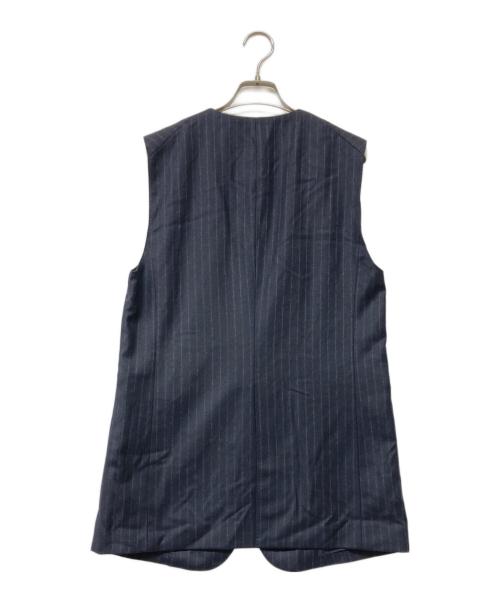Plage（プラージュ）Plage (プラージュ) 22AW Collarless Long ベスト ブラック サイズ:36の古着・服飾アイテム