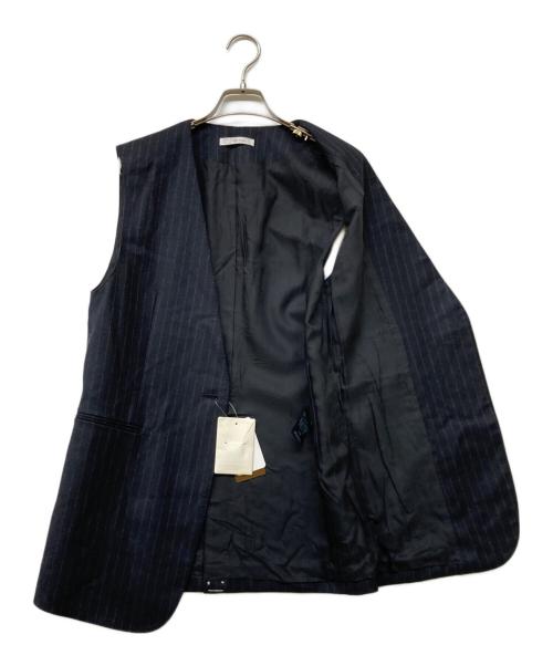 Plage（プラージュ）Plage (プラージュ) 22AW Collarless Long ベスト ブラック サイズ:36の古着・服飾アイテム