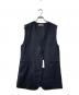 Plage（プラージュ）の古着「22AW Collarless Long ベスト」｜ブラック