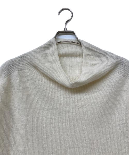 uca（ウカ）uca (ウカ) アルパカブレンドドッキングニットワンピース ホワイト サイズ:FREEの古着・服飾アイテム