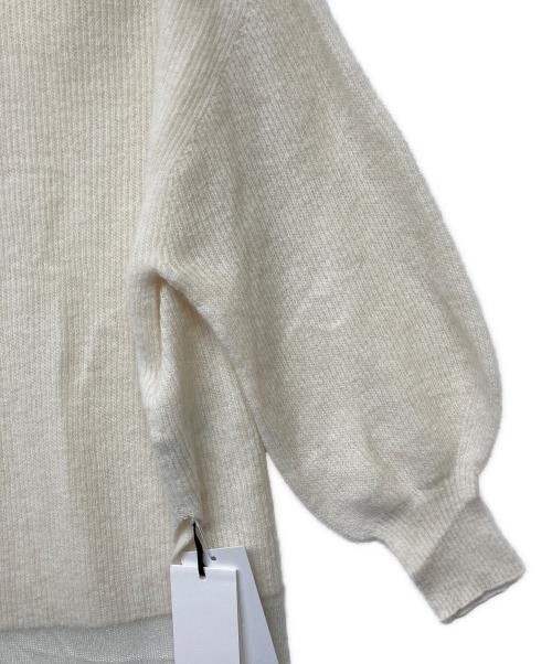 uca（ウカ）uca (ウカ) アルパカブレンドドッキングニットワンピース ホワイト サイズ:FREEの古着・服飾アイテム