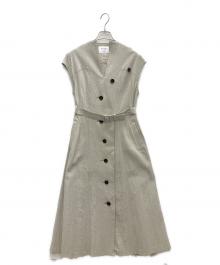 Waltz AKIRA NAKA（ワルツ アキラ ナカ）の古着「バックオープンドレス」｜グレー